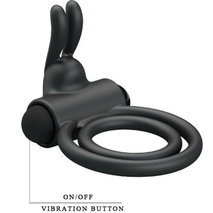 PRETTY LOVE - ANNEAU VIBRATEUR EN SILICONE OSMOND PRETTY LOVE