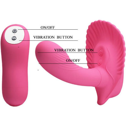 PRETTY LOVE - COQUILLE STIMULANTE TÉLÉCOMMANDE PRETTY LOVE FLIRTATION