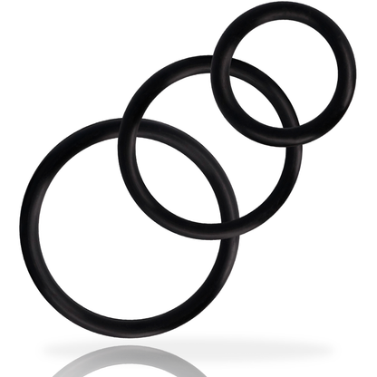 ADDICTED TOYS - ENSEMBLE DANNEAU POUR PÉNIS NOIR ADDICTED TOYS
