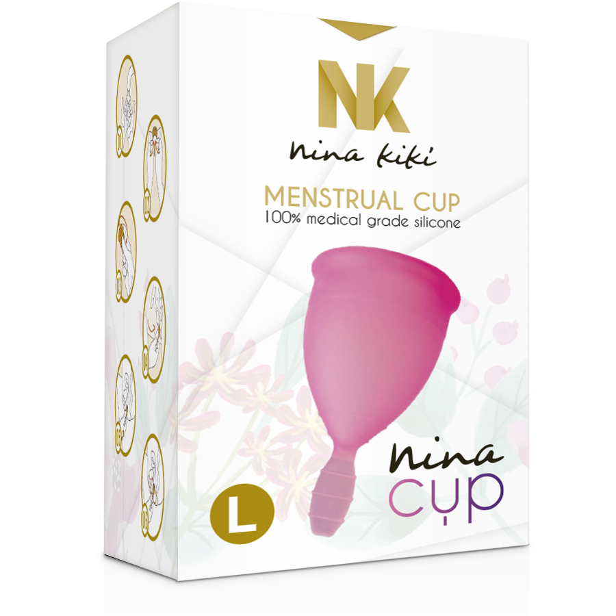 NINA KIKÍ - COUPE MENSTRUELLE ROSE - TAILLE L NINA KIKÍ