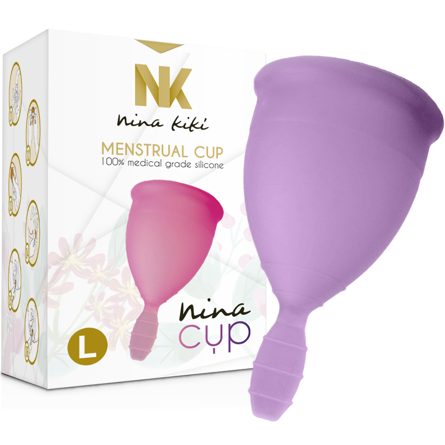 NINA KIKÍ - COUPE MENSTRUELLE VIOLET - TAILLE L NINA KIKÍ