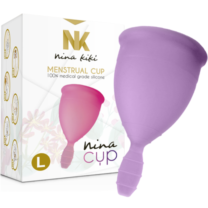 NINA KIKÍ - COUPE MENSTRUELLE VIOLET - TAILLE L NINA KIKÍ