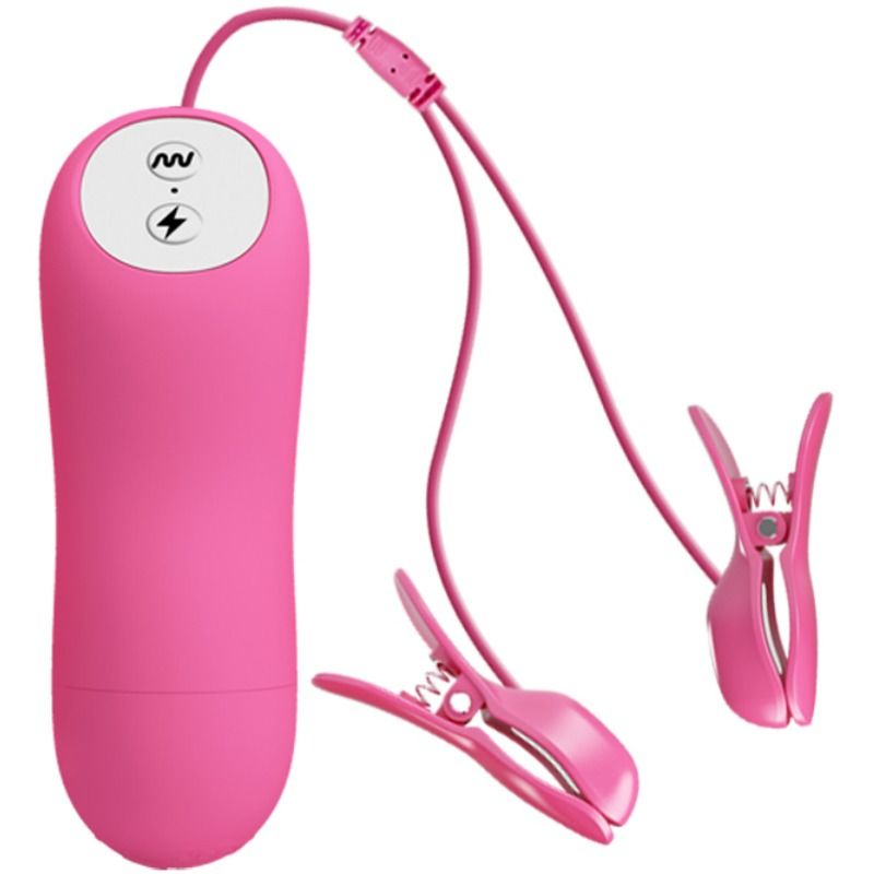 BAILE - PIZZAS ONDES ROMANTIQUES AVEC VIBRATION ET ÉLECTROCHOC FUCHSIA BAILE STIMULATING