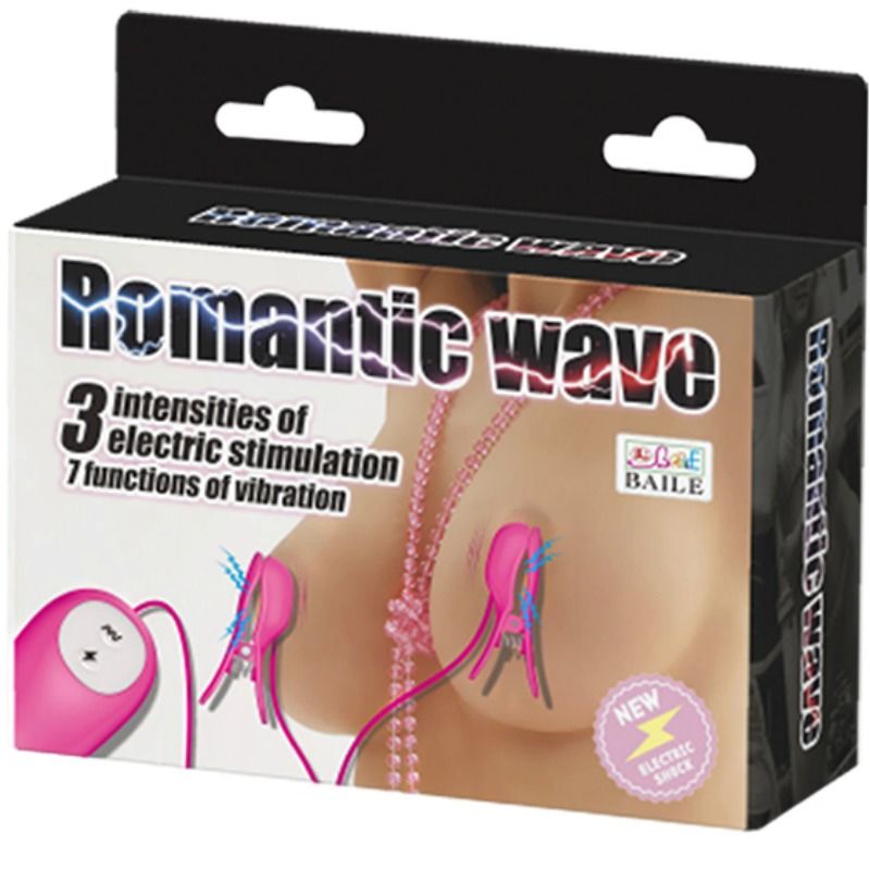 BAILE - PIZZAS ONDES ROMANTIQUES AVEC VIBRATION ET ÉLECTROCHOC FUCHSIA BAILE STIMULATING