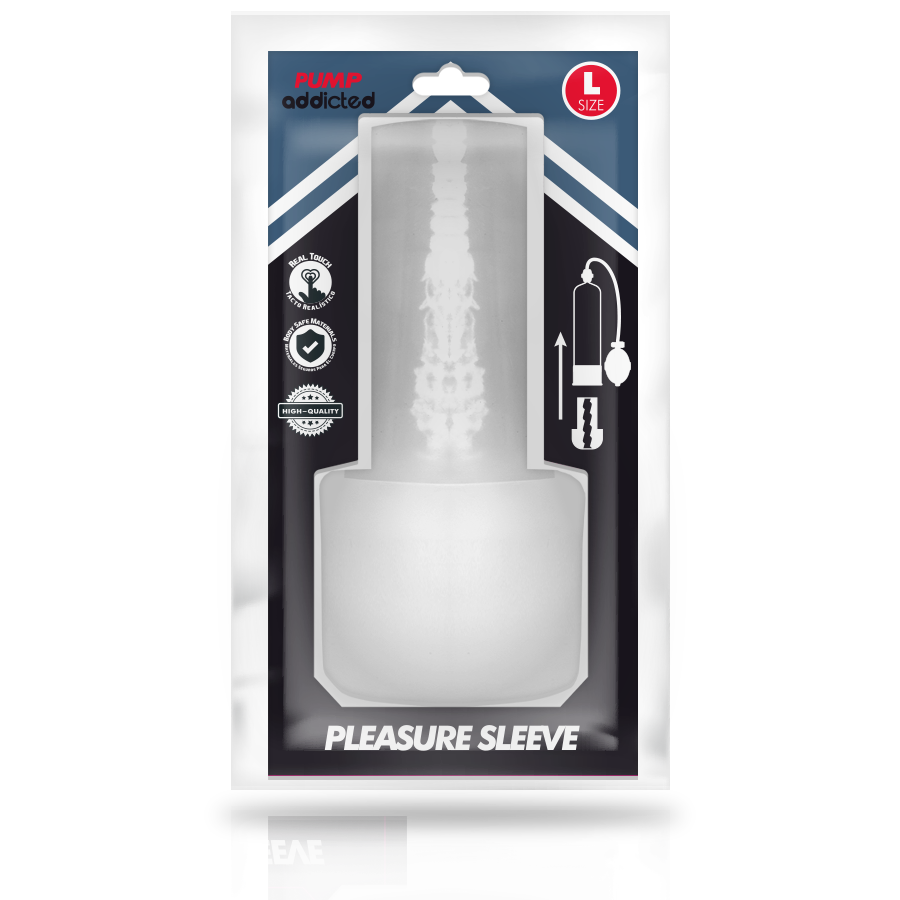 PUMP ADDICTED - MANCHON DE PLAISIR MASTUBEUR TAILLE L PUMP ADDICTED