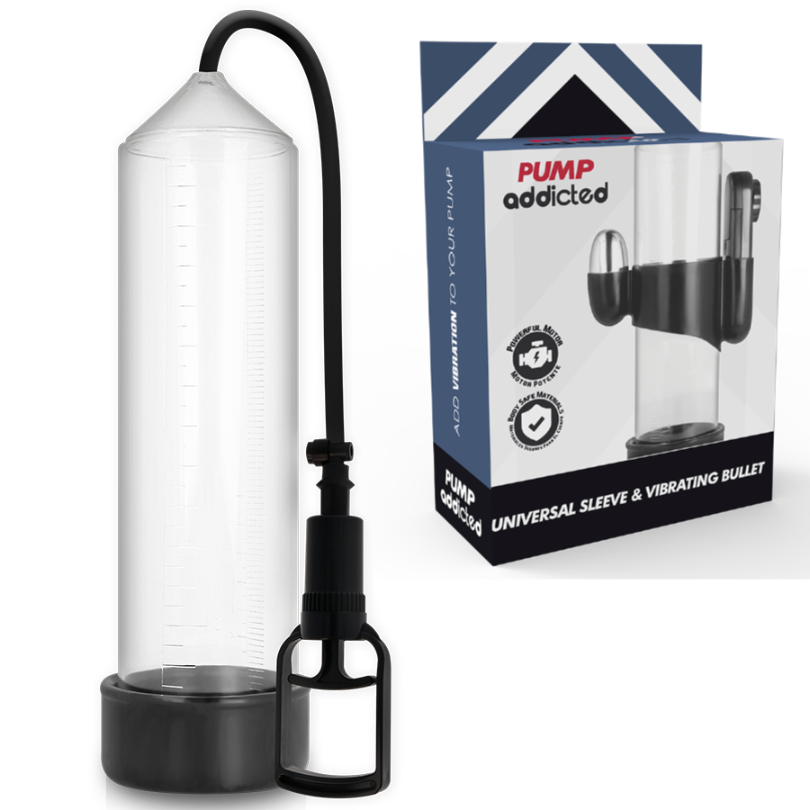 PUMP ADDICTED - VIBRATEUR TRANSPARENT RX7 PUMP ADDICTED