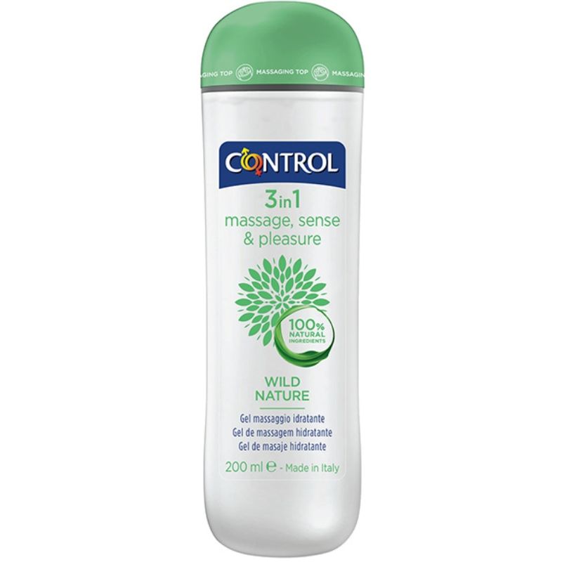 CONTROL - GEL DE MASSAGE NATURE SAUVAGE 3 EN 1 200 ML CONTROL LUBES