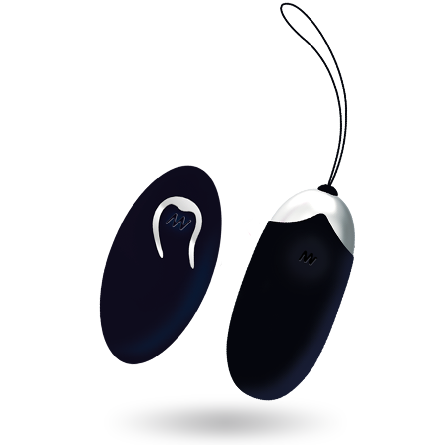 INTENSE - OEUF VIBRANT FLIPPY II AVEC TÉLÉCOMMANDE NOIR INTENSE COUPLES TOYS