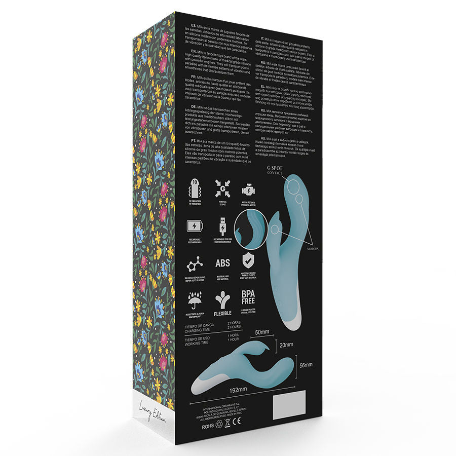 MIA - DRESDE VIBRATOR BLEU TURQUOISE MIA