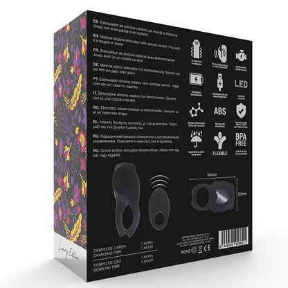 MIA  - TELECOMMANDE COLOSSEO RING NOIR MIA