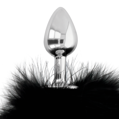 DARKNESS - BOUCHON EXTRA ANAL AVEC QUEUE NOIR 7 CM DARKNESS ANAL