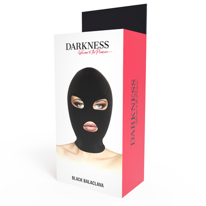 DARKNESS - MASQUE DE SOUMISSION BDSM BOUCHE ET YEUX NOIR DARKNESS BONDAGE