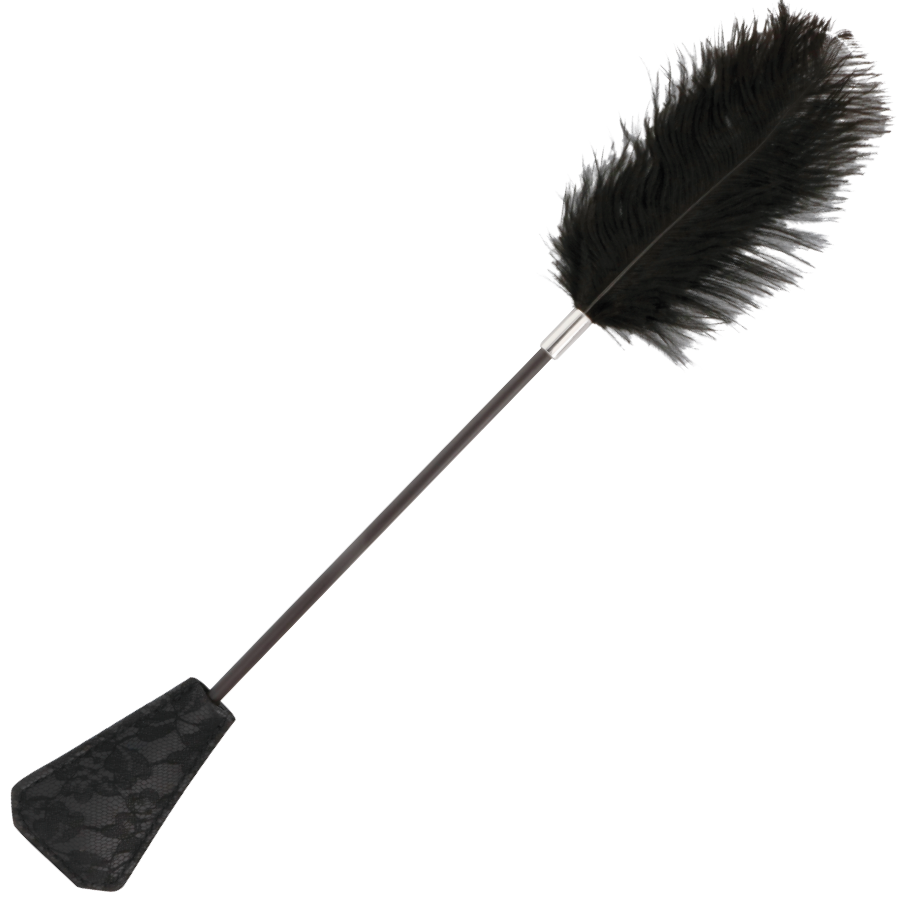 DARKNESS - FOUET PLUME DAMOUR NOIR 56 CM DARKNESS SENSATIONS