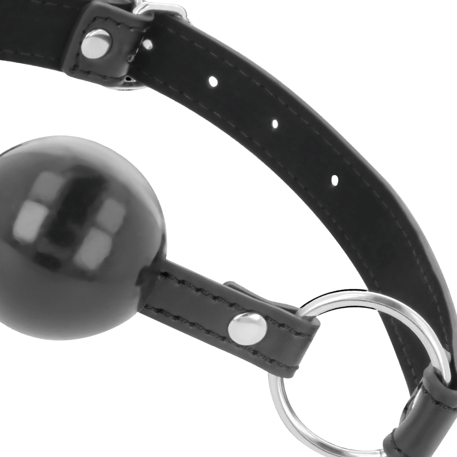 DARKNESS - BÂILLON BOULE NOIRE DARKNESS BONDAGE