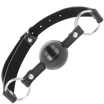 DARKNESS - BÂILLON BOULE NOIRE DARKNESS BONDAGE