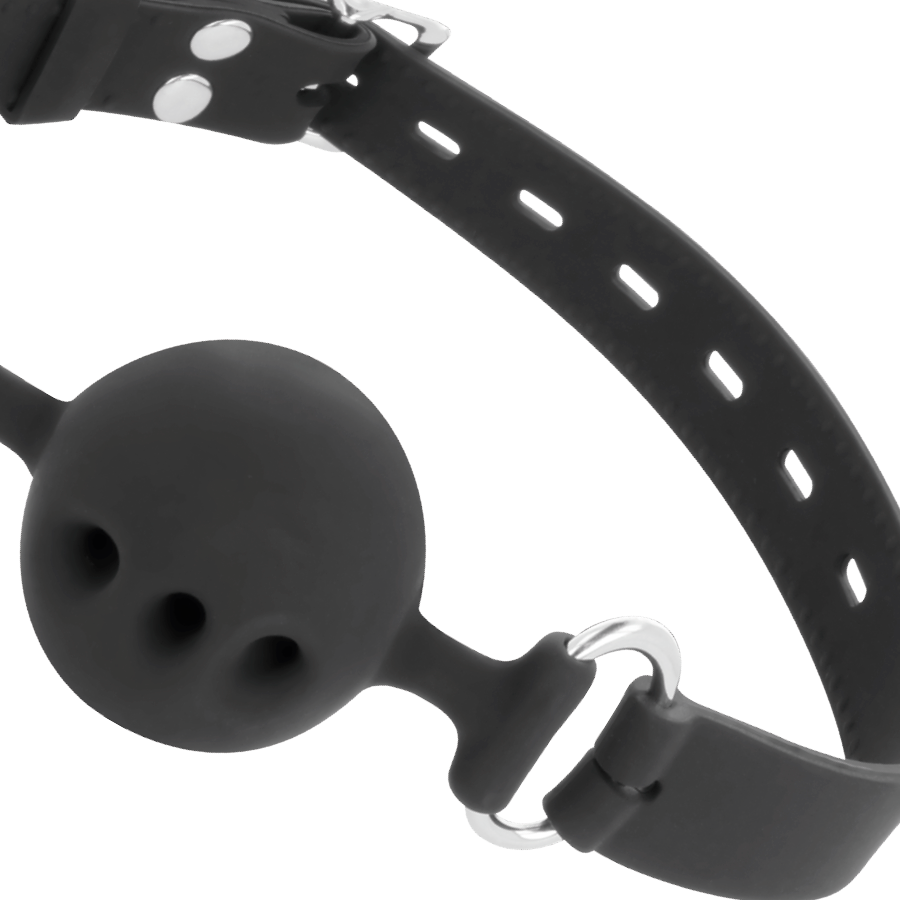 DARKNESS - BTON EN SILICONE RESPIRANT NOIR DARKNESS BONDAGE