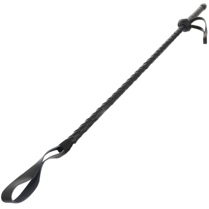 DARKNESS - FOUET BDSM FÉTICHISTE EN CUIR 60CM DARKNESS SENSATIONS