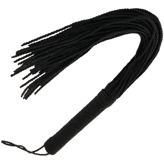 DARKNESS - FOUET DE BONDAGE NOIR 50CM DARKNESS SENSATIONS