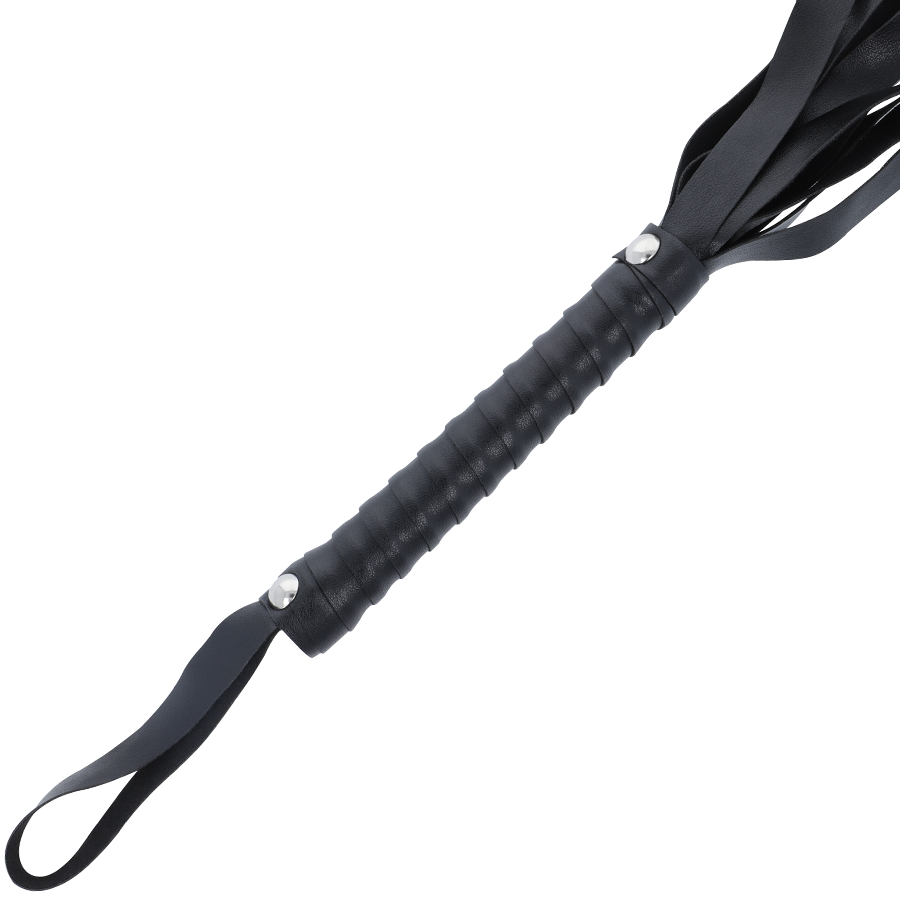 DARKNESS - FOUET DE BONDAGE NOIR 51 CM DARKNESS SENSATIONS