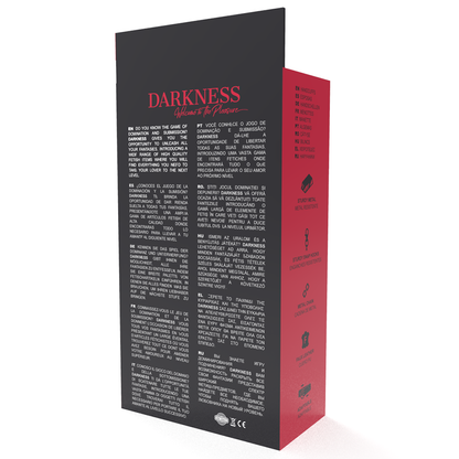 DARKNESS - MENOTTES À POINTES NOIRES SKULLS AND BONES DARKNESS BONDAGE
