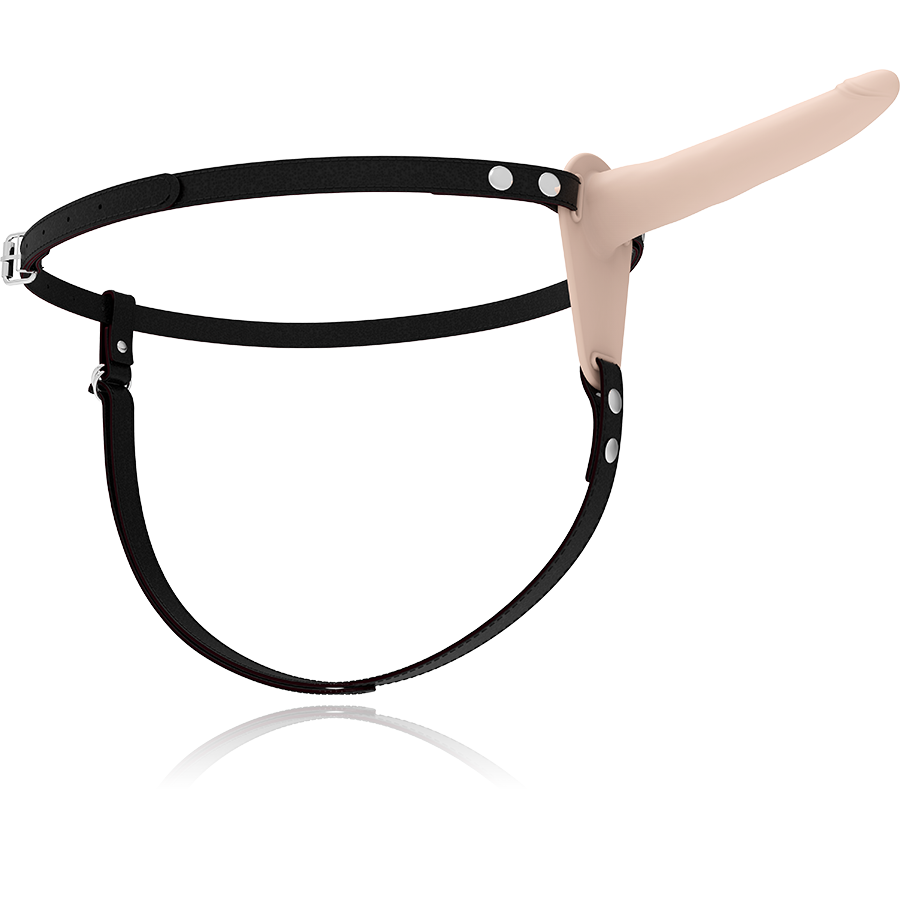 FETISH SUBMISSIVE HARNESS - VIBRATEUR SILICONE FLESH 15 CM FETISH SUBMISSIVE HARNESS