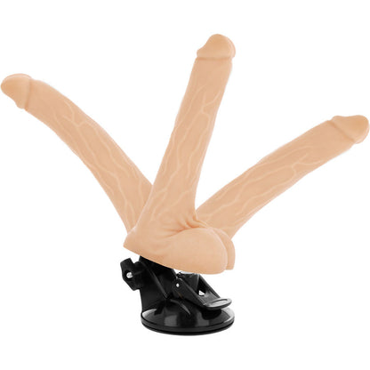 BASECOCK - VIBRATEUR ARTICULABLE TÉLÉCOMMANDE NATUREL 18.5 CM -O- 4 CM BASECOCK