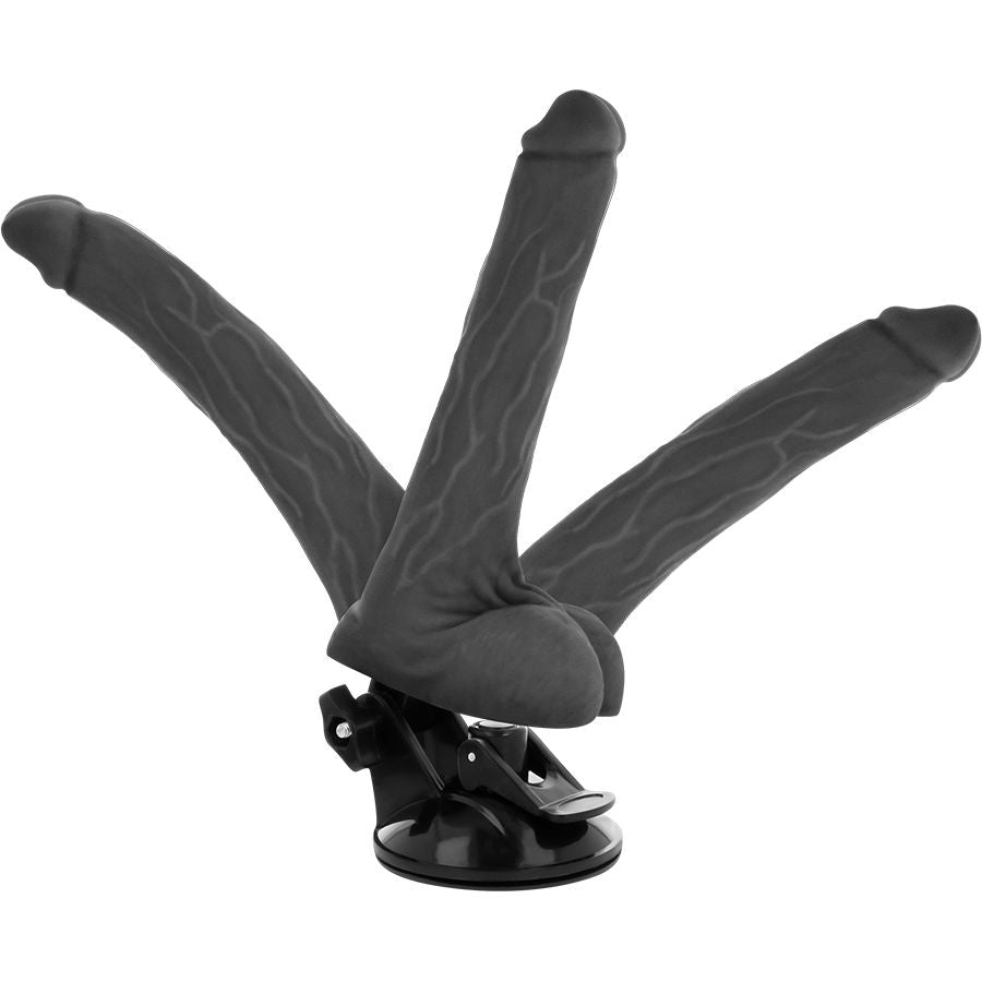 BASECOCK - VIBRATEUR ARTICULABLE TÉLÉCOMMANDE NOIR 18.5 CM -O- 4 CM BASECOCK