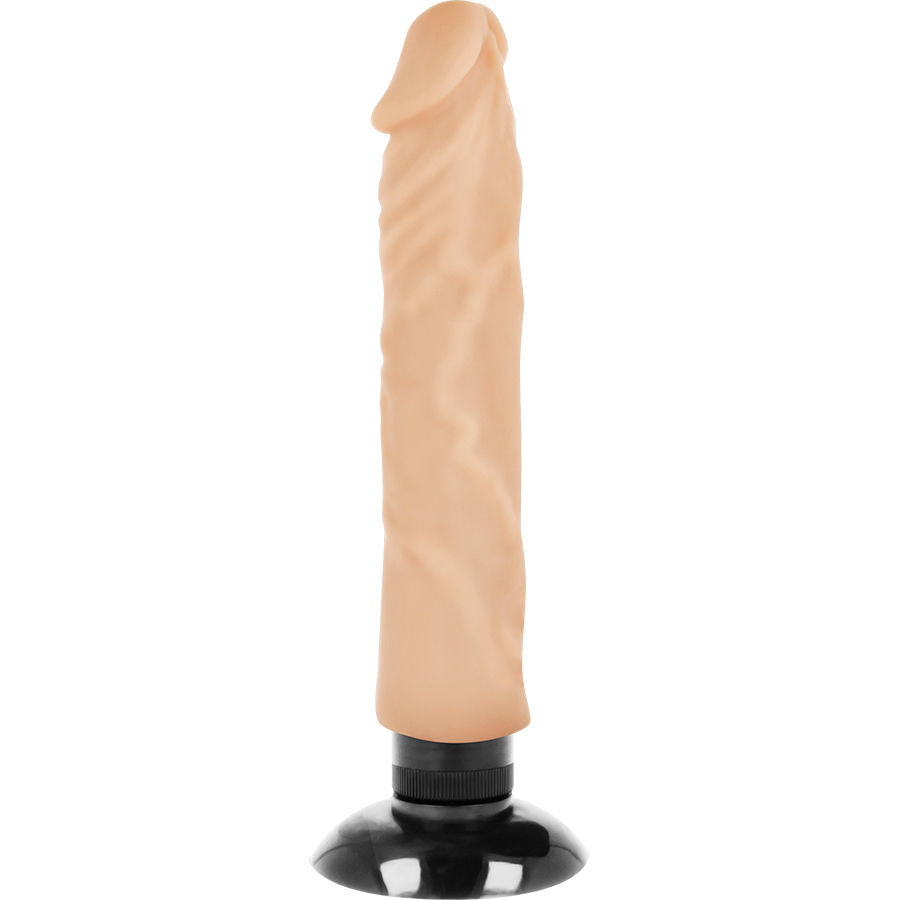 BASECOCK - VIBRATEUR RÉALISTE 2-1 NATUREL 20 CM -O- 4 CM BASECOCK