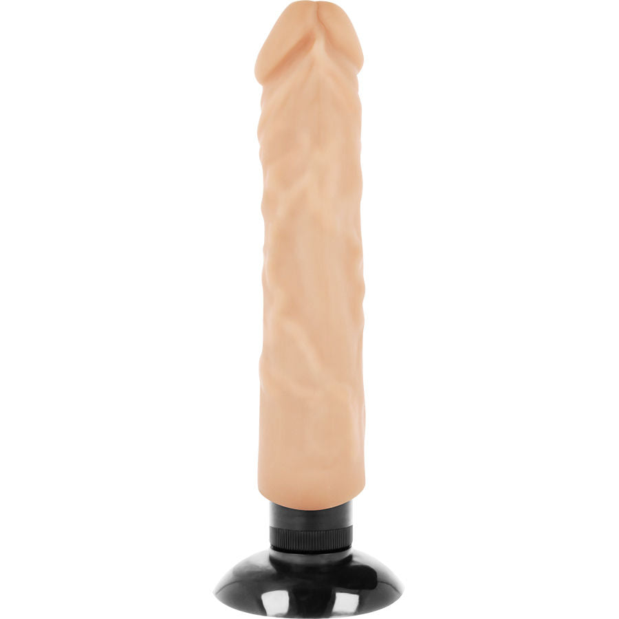 BASECOCK - VIBRATEUR RÉALISTE 2-1 NATUREL 20 CM -O- 4 CM BASECOCK