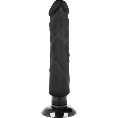 BASECOCK - VIBRATEUR RÉALISTE 2-1 NOIR 20 CM -O- 4 CM BASECOCK