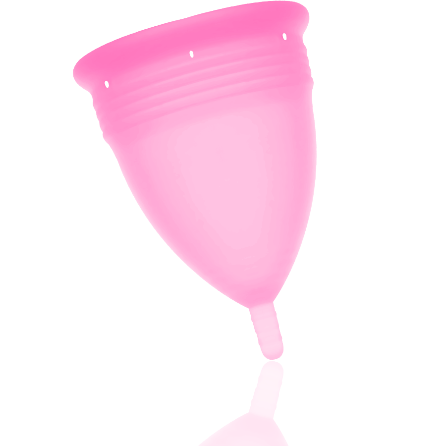 STERCUP - COUPE MENSTRUELLE EN SILICONE FDA ROSE - TAILLE L STERCUP