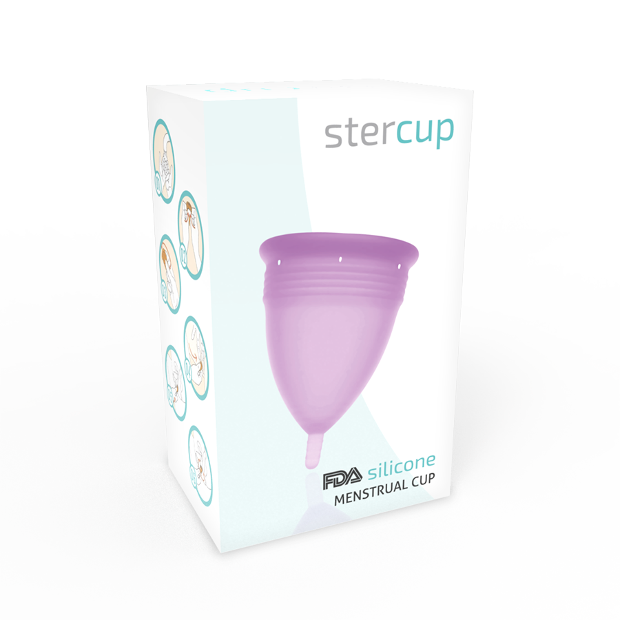 STERCUP - COUPE MENSTRUELLE EN SILICONE FDA LILAS - TAILLE L STERCUP