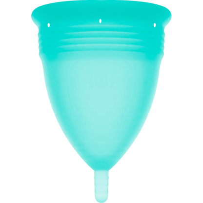 STERCUP - COUPE MENSTRUELLE EN SILICONE FDA AIGUE-MARINE - TAILLE S STERCUP