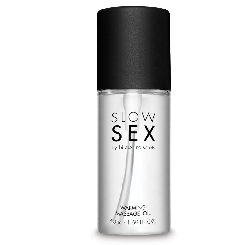 BIJOUX - HUILE DE MASSAGE SENSUELLE À EFFET CHAUFFANT 50 ML BIJOUX SLOW SEX