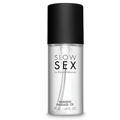 BIJOUX - HUILE DE MASSAGE SENSUELLE À EFFET CHAUFFANT 50 ML BIJOUX SLOW SEX
