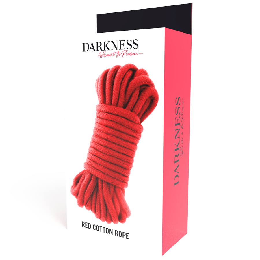 DARKNESS - CORDE JAPONAISE 10 M ROUGE DARKNESS BONDAGE