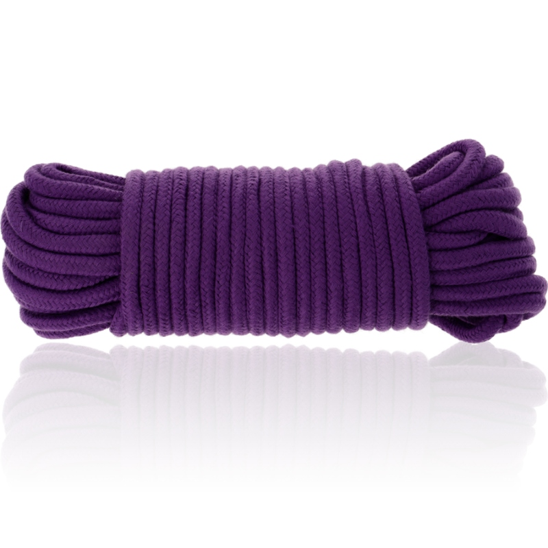 DARKNESS - CORDE DE BONDAGE EN COTON 20 MÈTRES LILAS DARKNESS BONDAGE