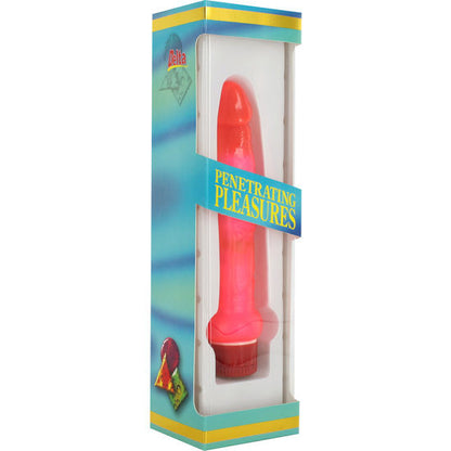 SEVEN CREATIONS - VIBRATEUR ANAL ROSE JELLY THIN SEVEN CREATIONS