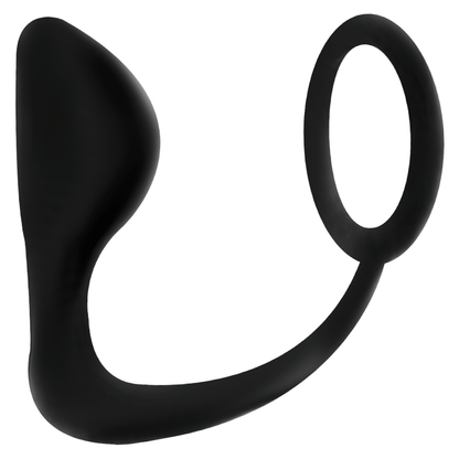 ADDICTED TOYS - PLUG ANAL AVEC ANNEAU PÉNIS NOIR ADDICTED TOYS