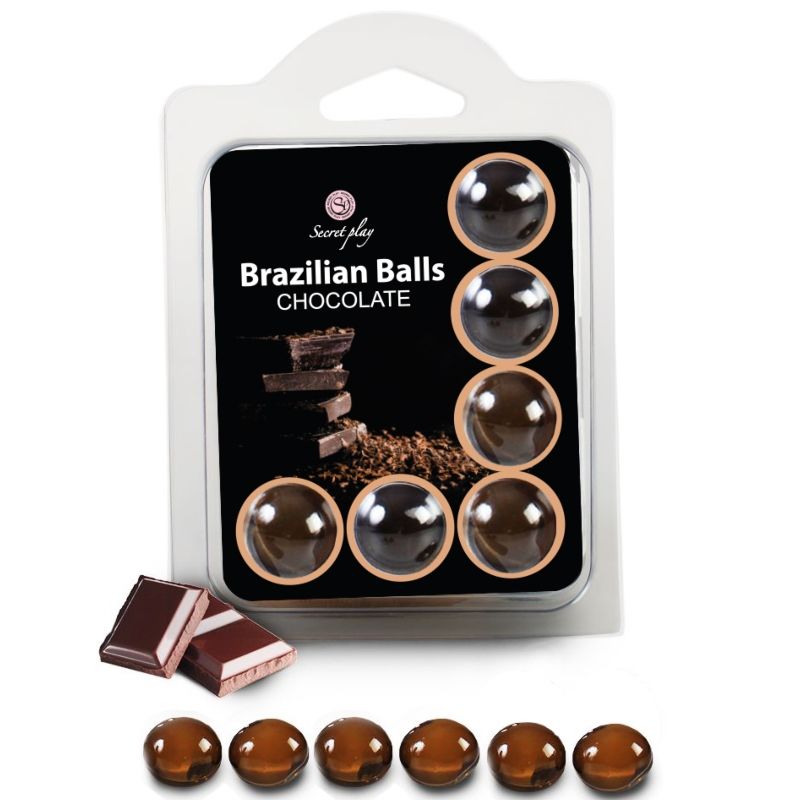 SECRETPLAY - SET 6 BOULES BRÉSILIENNES CHOCOLAT SECRETPLAY COSMETIC