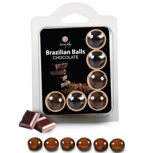SECRETPLAY - SET 6 BOULES BRÉSILIENNES CHOCOLAT SECRETPLAY COSMETIC