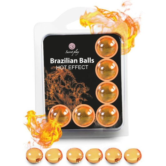 SECRETPLAY - SET 6 BALLES BRÉSILIENNES EFFET CHALEUR SECRETPLAY COSMETIC