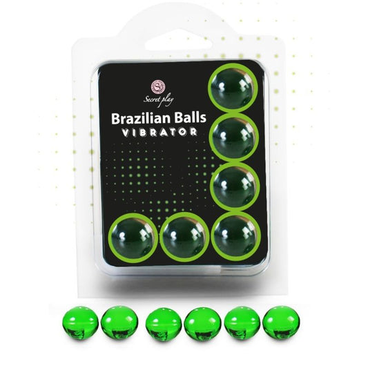 SECRETPLAY - SET 6 BOULES BRÉSILIENNES VIBRATEUR SECRETPLAY COSMETIC