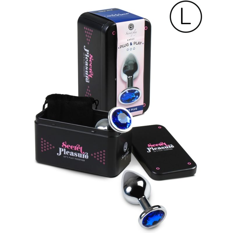 SECRETPLAY - PLUG ANAL TAILLE L BLEU SECRETPLAY TOYS