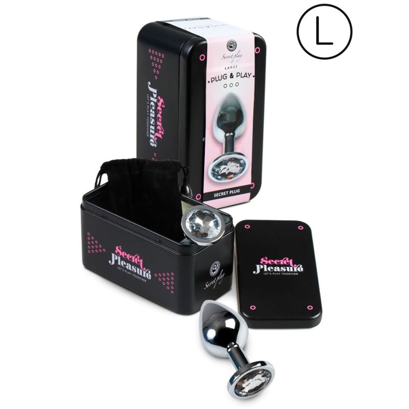 SECRETPLAY - PLUG ANAL TAILLE L - CLAIR SECRETPLAY TOYS