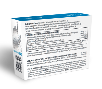 ANDROPHARMA PENIS - SUPPLÉMENT D''AGRANDISSEMENT DU PÉNIS ANDRO MEDICAL