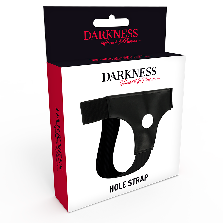 DARKNESS - HARNAIS AVEC TROU TAILLE UNIQUE DARKNESS SENSATIONS