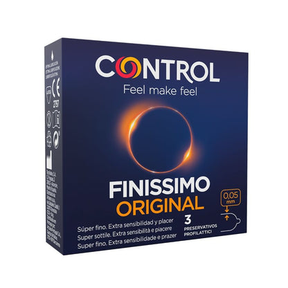 CONTROL - PRÉSERVATIFS FINISSIMO 3 UNITÉS CONTROL CONDOMS
