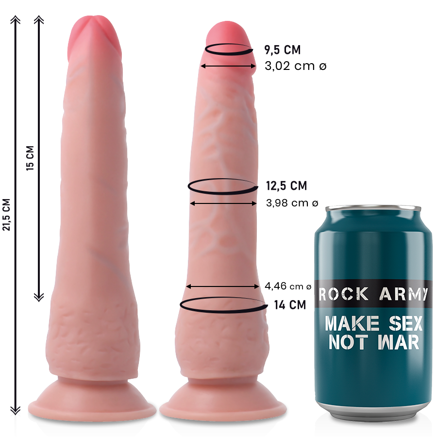 ROCKARMY - CRUSADER DOUBLE DENSITÉ 21.5 CM -O- 4.46 CM ROCK ARMY