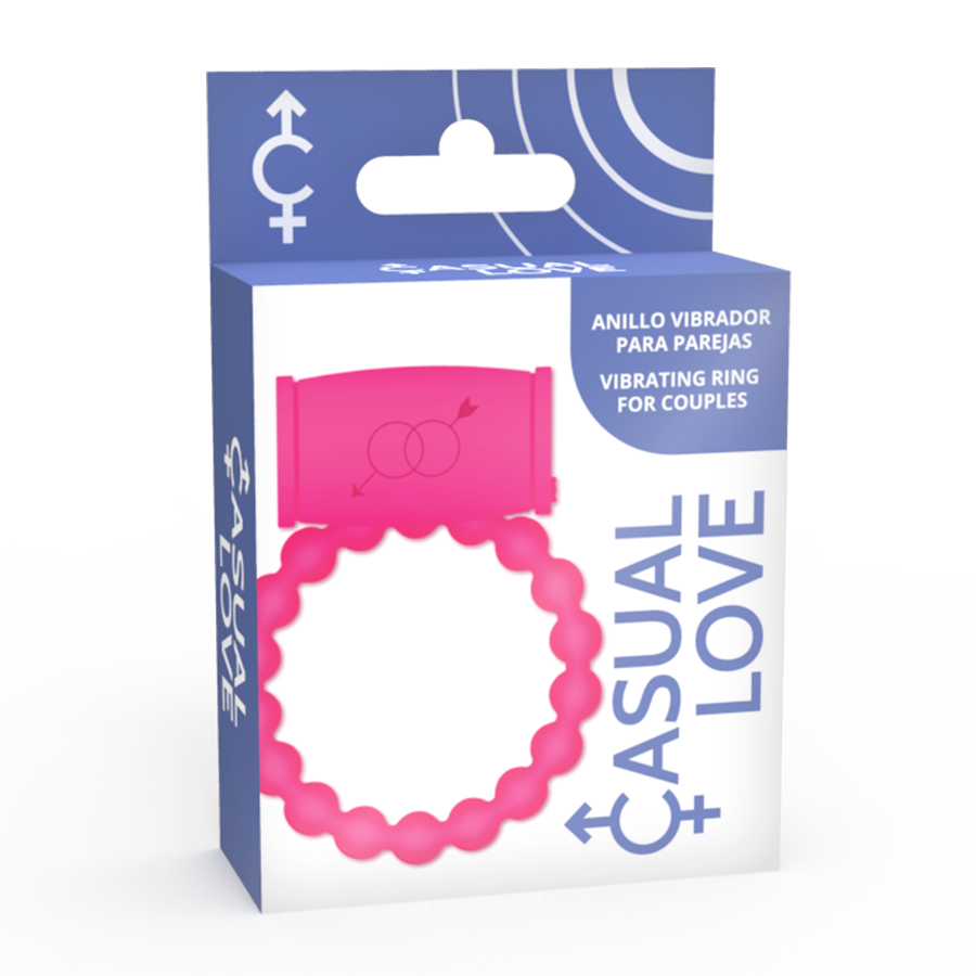 CASUAL LOVE - BAGUE VIBRATRICE 25 ROSE CASUAL LOVE